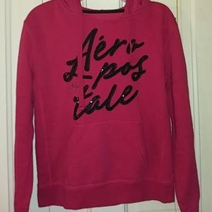 Hot pink Aéropostale pullover hoodie